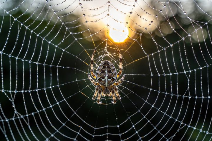 Garden Spider. An AI-created illustration for chapter 041, Begin Again.
