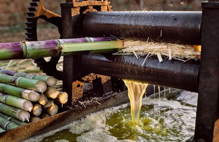 Sugarcane. An AI-created illustration for chapter 044, Sweet When Pressed.